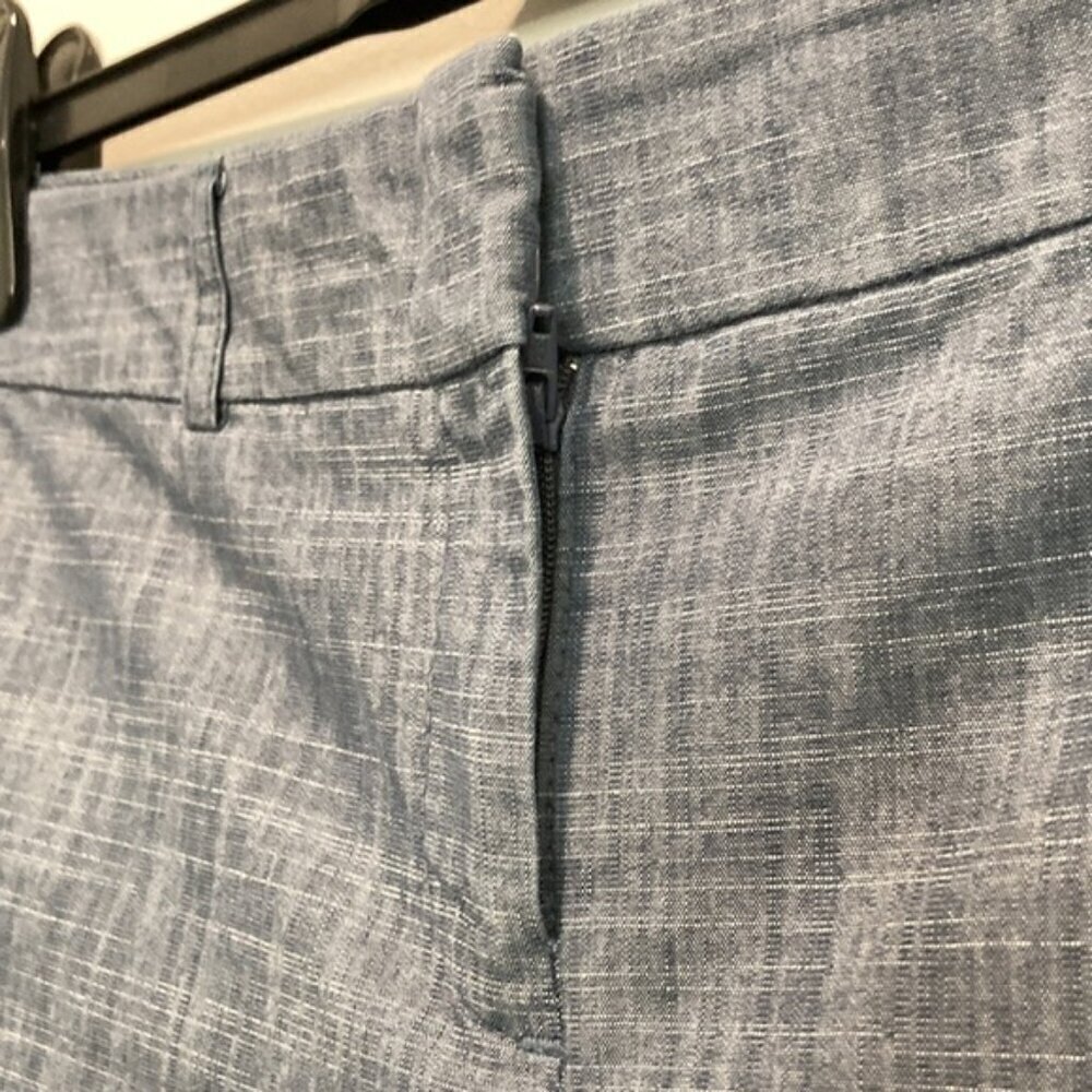 Van Heusen Blue Cotton Bermuda Shorts sz 6​​​​​​​ - Picture 3 of 9